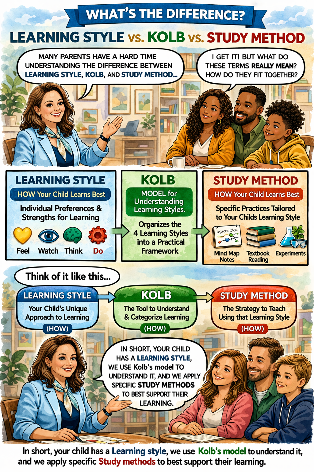 Understanding learning styles and study methods